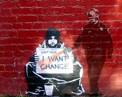 BANKSY CHANGE GRAFFITI ART Fantasy Giclée Print Fine Canvas 2000-Now