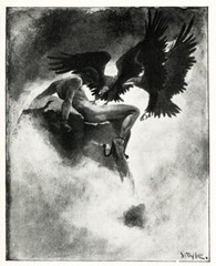 Prometheus : Howard Pyle : 1910 : Archival Quality Art Print