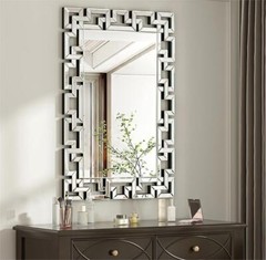 Premium Decor Art Wall Mirror Living Room Bathroom Vanity Mirror Beveled Glass