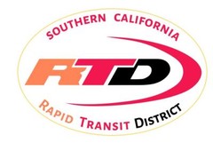 Southern California Rapid Transit Railway Railroad Train Sticker Decal R7584