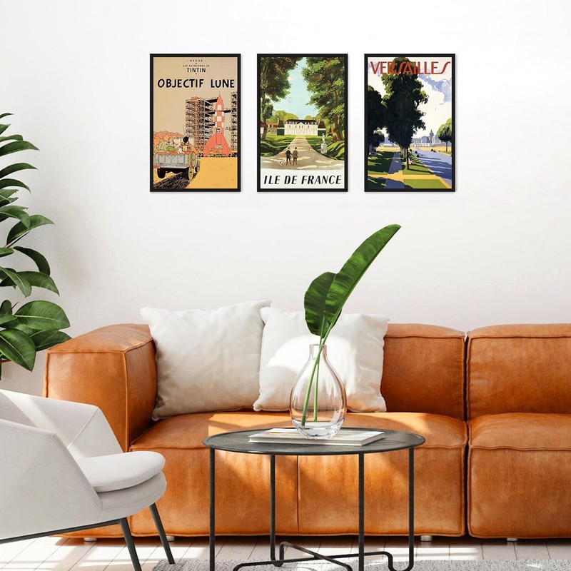11X17 Picture Frame Black 3 Pack, 11 X 17 Frame for Horizontal or Vertical Wall gallery