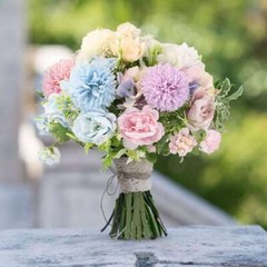 Artificial Silk Hydrangea Fake Flowers Bouquet Bunch Wedding Home Decor 7 Heads