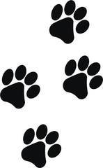 Eight Paw Prints Pet Cat Dog Kitten Puppy Vinyl Decal Car Window Bumper Sticker