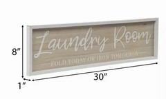 Laundry Signs for Home Decor, Loads of Fun Wooden Laundry Room Sign Wall Decor 1