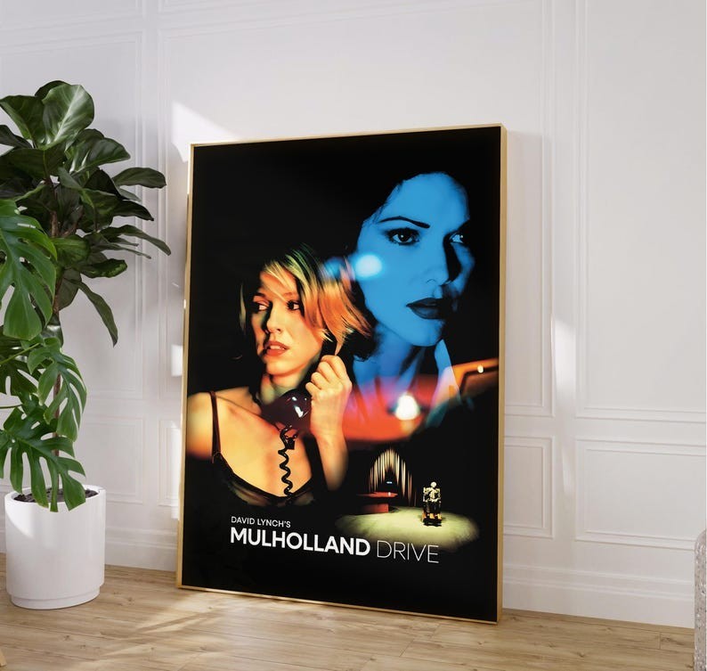 Mulholland Drive Poster, David Lynch, Retro Movie, Vintage Film, Print. Unframed gallery