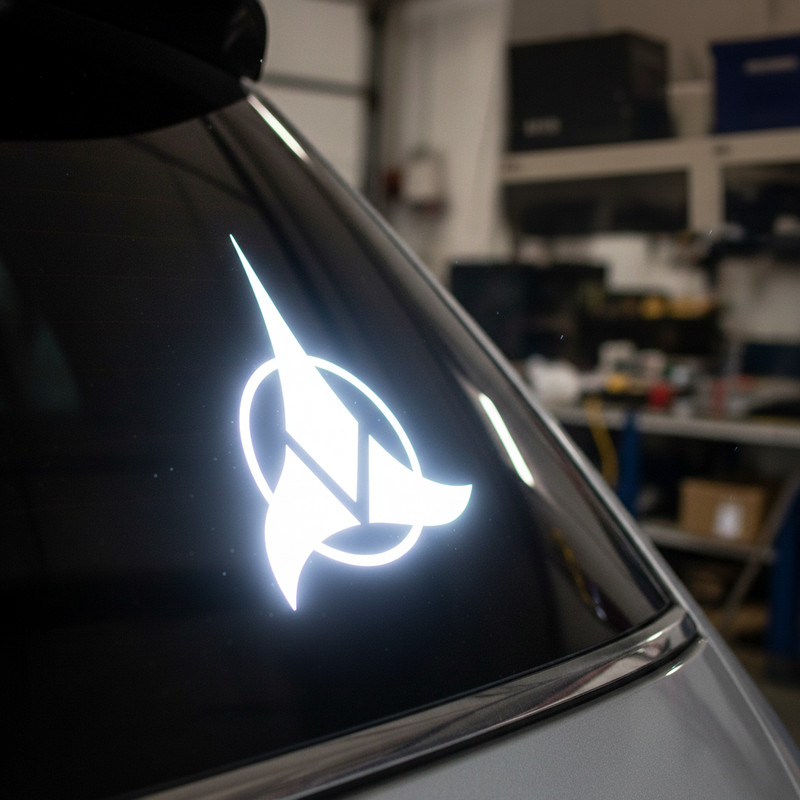 Custom Reflective Vinyl Lettering Decal Sticker Car Van Truck Trailer Window gallery