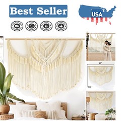 Stunning Macrame Wall Art – Large 47″ x 39″ for Bedrooms & Living Rooms