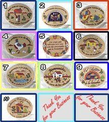 Mexican Ceramic PLAQUE SIGN Bienvenidos Frases Especiales Caballeros Damas BAR