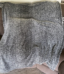 Blanket Throw Soft Black White Shag Warm Durable Multi-Purpose Easy Care