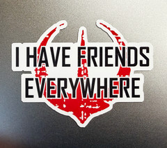 “I Have Friends Everywhere” Magnet Rebellion Star Wars 4.5″ Magnetic Vinyl
