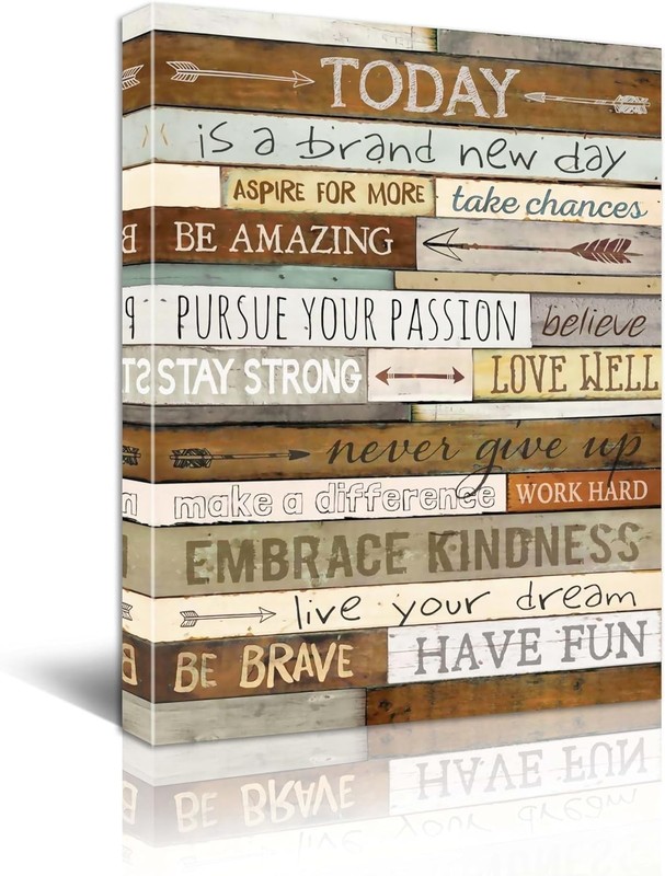 Waterproof and UV Resistant 12x16 Inspirational Canvas - Perfect for Any Room gallery