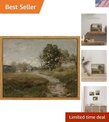 Ready-to-Hang 8×10 Vintage Landscape Canvas Art – Perfect for Any Room