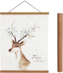 Magnetic Wooden Poster Hanger Frame – multiple colors and sizes