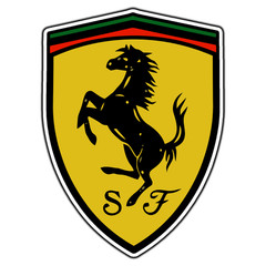 Scuderia Ferrari Crest Logo #2 Sticker Waterproof Vinyl Decal Die-Cut Car