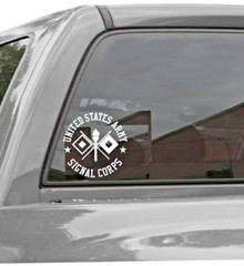 SIGNAL CORPS Vinyl Window Decal Sticker UNITED STATES ARMY
