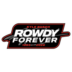 Kyle Busch Tribute Commemorative Vinyl Sticker/Decal Rowdy Forever