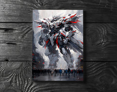 Mecha Gundam Anime Wall Art Poster Print – No Frame