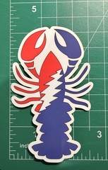Stealie Lobster – Grateful Dead – Laminated Vinyl Sticker – 2.5″x4.5″