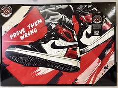 “Prove Them Wrong” Jordan 1 Sneaker Wall Art – 20×28 Inch Nike-Inspired Canvas