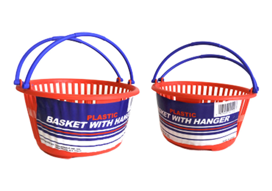 Set of 2 Plastic Basket with Handles Multi-Purpose Stationary Crafts Home Office gallery