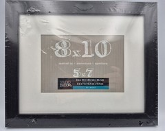 NEW Modern Black Studio Decor Picture Frame For 5×7 Or 8×10 Photo