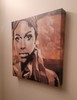 Stretched Canvas Ebony Eyes Wall Art 12" X 12" Suitable For Any Room Decor gallery