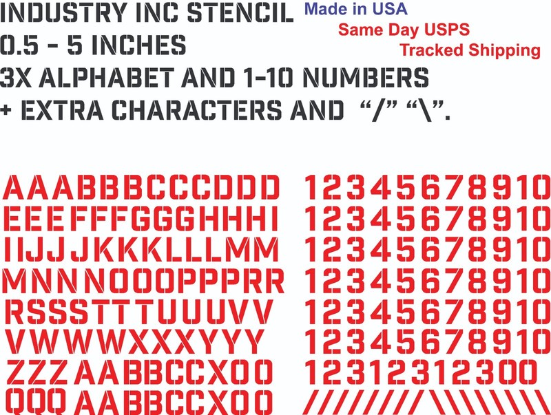 3X Alphabet & 1-10 Vinyl Decal Numbers - Mailbox, Wall, Address, Locker Stickers gallery