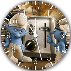 The Smurfs Frameless Borderless Wall Clock Nice For Gifts or Decor Z127