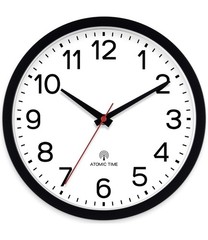12” LG Number Silent Wall Clock Analog Indoor/Outdoor Battery Powered /Any room