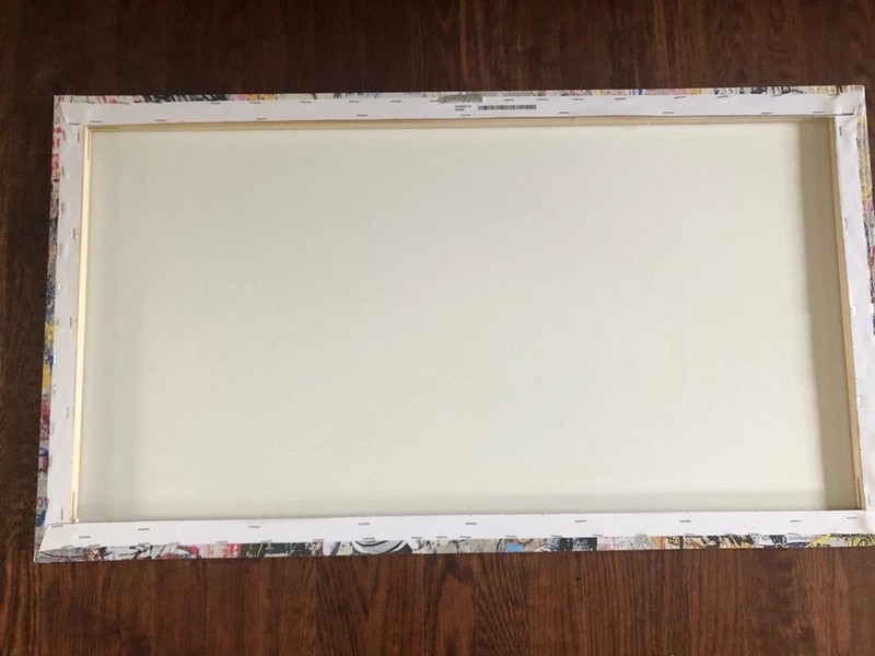 Einstein Pop Art Street Wall Graffiti Art Canvas 36x20 Ready to Hang Hand Made gallery
