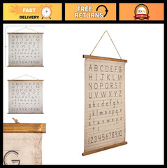 Alphabet & Numbers Wall Décor – Creative Home Decor, Kids Room Art, Educational