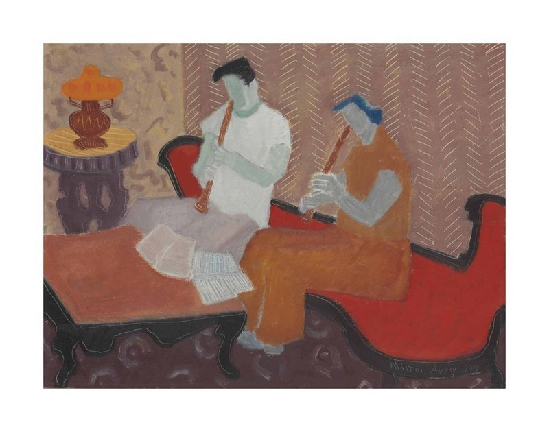 Milton Avery The Musicians : Archival Quality Giclée Art Print gallery