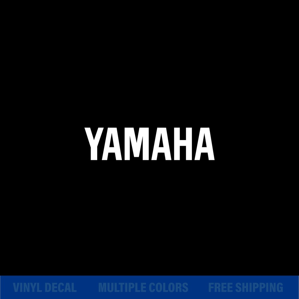 Logo Yamaha Vinyl Decal Sticker | Motorcycle Car Window ATV | xColors & Sizes