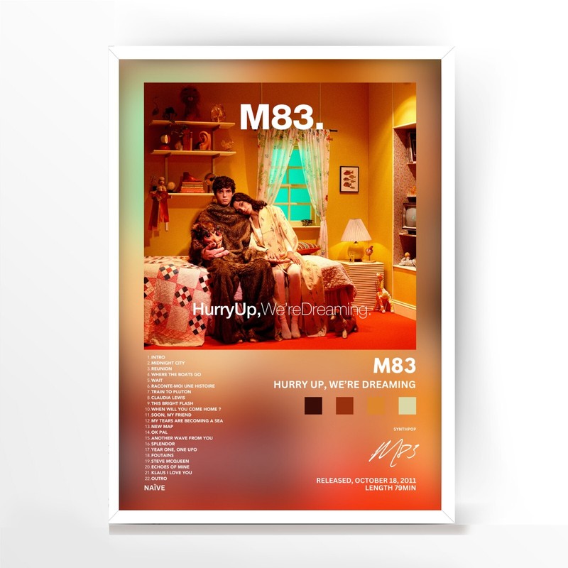 M83 'Hurry Up, We're Dreaming Poster No Frame, Music Poster gallery