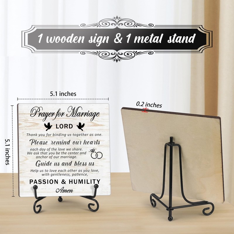 Prayer for Marriage Wedding Sign Marriage Blessing Gifts for Wedding Couples Val gallery