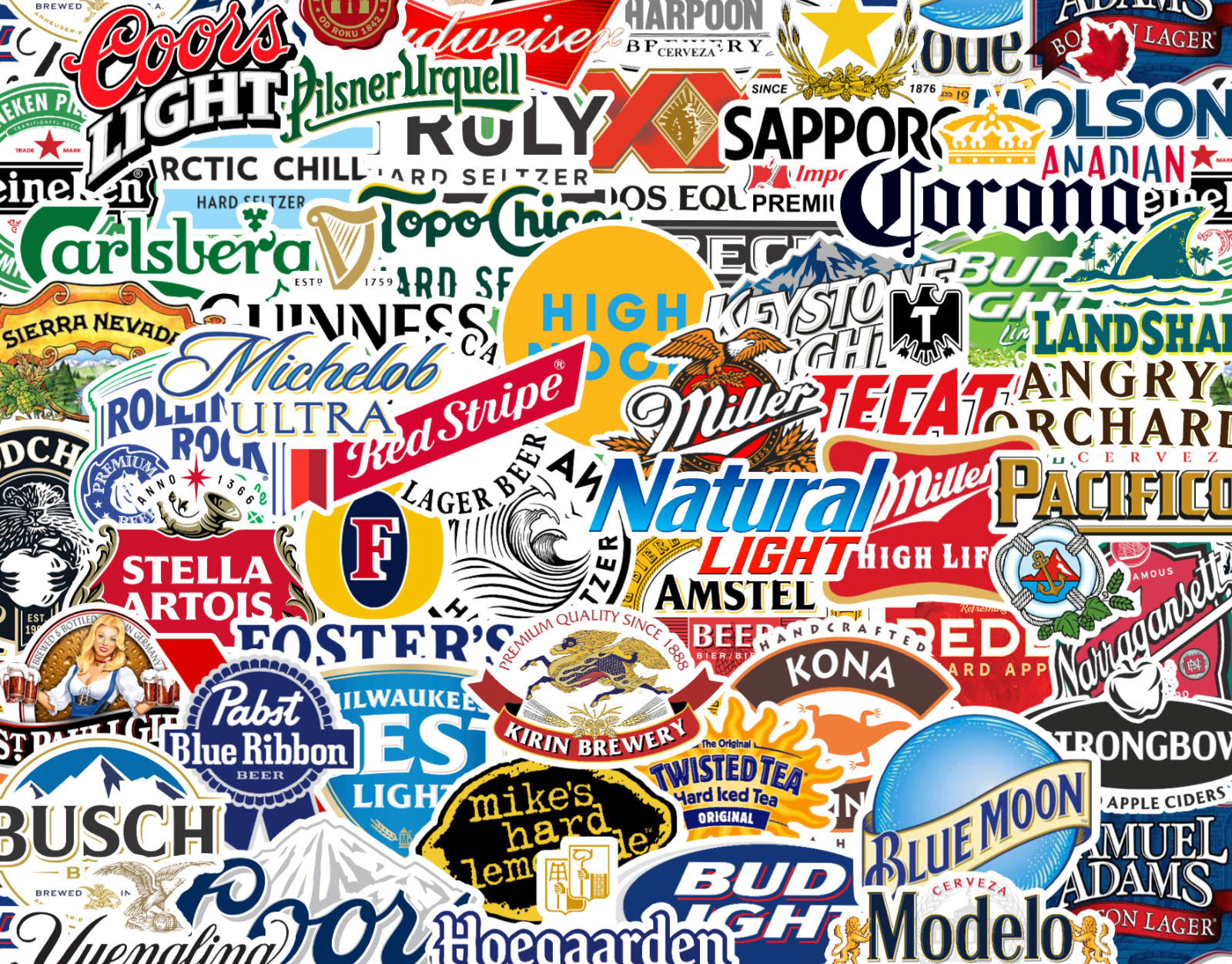 25/50 Beer Logo Sticker Pack - Matte Vinyl - Cider Seltzer Brewery Craft Alcohol gallery