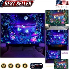 Magical Galaxy Space Tapestry – UV Reactive Design for Nature-Inspired Interiors