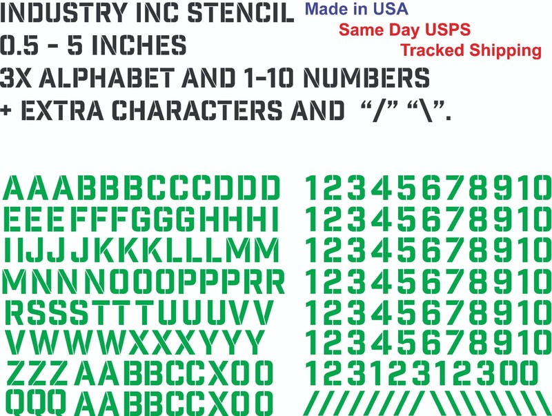 3X Alphabet & 1-10 Vinyl Decal Numbers - Mailbox, Wall, Address, Locker Stickers gallery