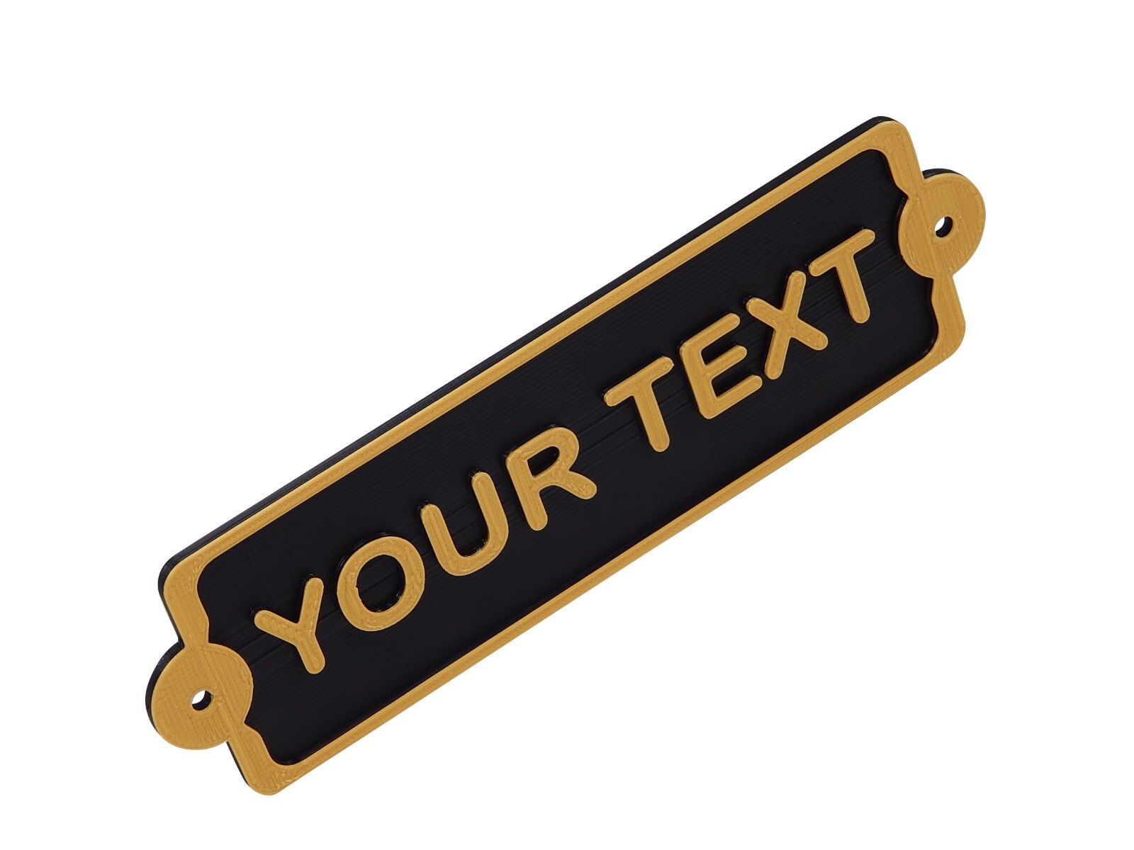 Plastic Custom Personalized Customized Vintage Style Sign Plaque Home Office gallery