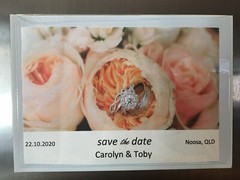 30 X PREMIUM QUALITY MAGNETIC FRIDGE PHOTO POUCHES IDEAL4 WEDDINGS SAVE THE DATE