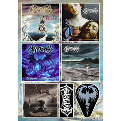 Cryptopsy Stickers Blasphemy Made Flesh None So Vile Whisper Supremacy Albums