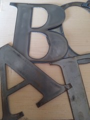 15” Tall Metal Letters A-Z and Numbers 0-9 FREE SHIPPING