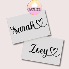 Name Decal Custom Vinyl Personalized Lettering Decal Tumbler Sticker Laptop