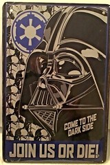 8×12 TIN SIGN Star Wars Hollywood movie Darth Vader villain science fiction (O)