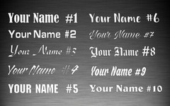 Custom Personalized Vinyl Lettering Name Decal Sticker Car Window Tumbler Flask