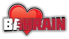 Bahrain Art Heart Flag Travel Slogan Car Bumper Sticker Decal