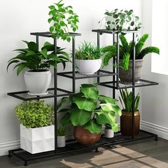 Metal Plant Stand, 5 Tier 12 Ports Multifunctional Plant Stands for Indoor Plant