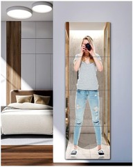 Unbreakable Full Length Mirror For Wall Mounted, Over The Door Mirror, Full B…