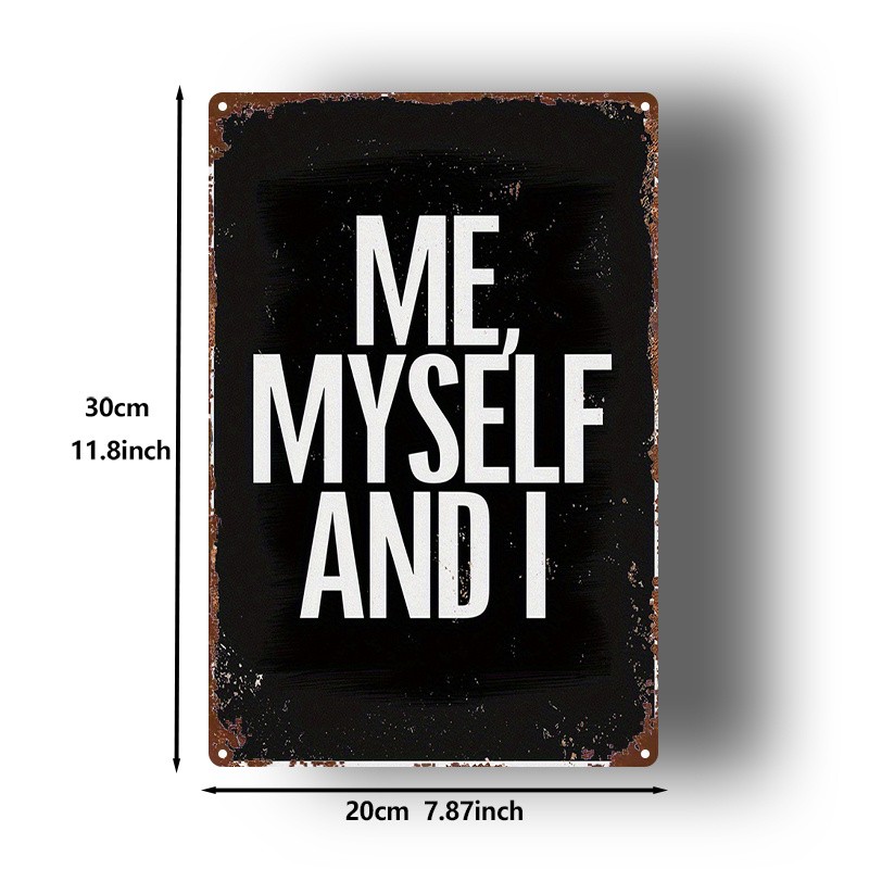 Simple Rust Sign solid monochrome text sketch minimalist indoor vanity walls gallery