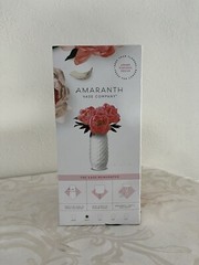 Amaranth Vase – Unique Design – Easy Water Draining and Stem Access 10″